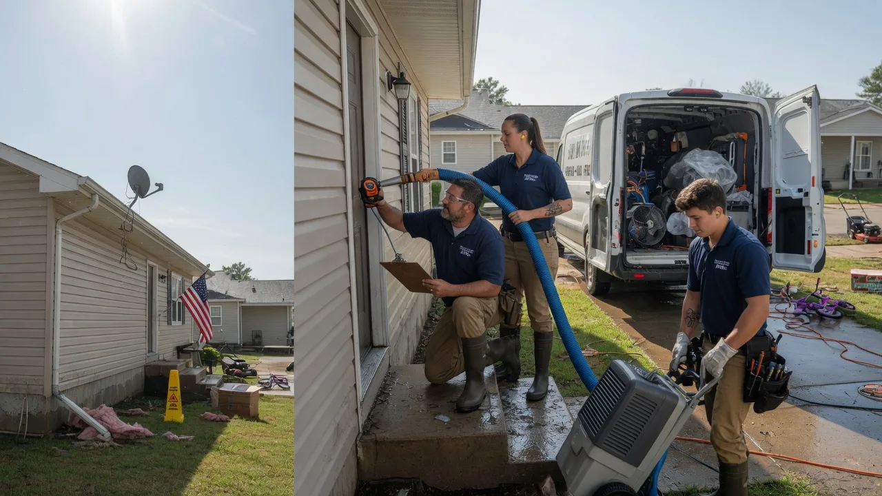 Ceiling Water Damage Restoration in Upsala, MN near me